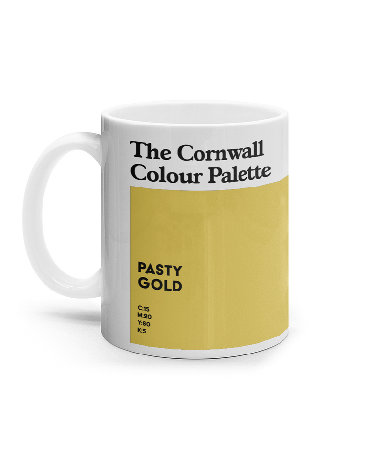 The Pasty Gold Cornwall Mug