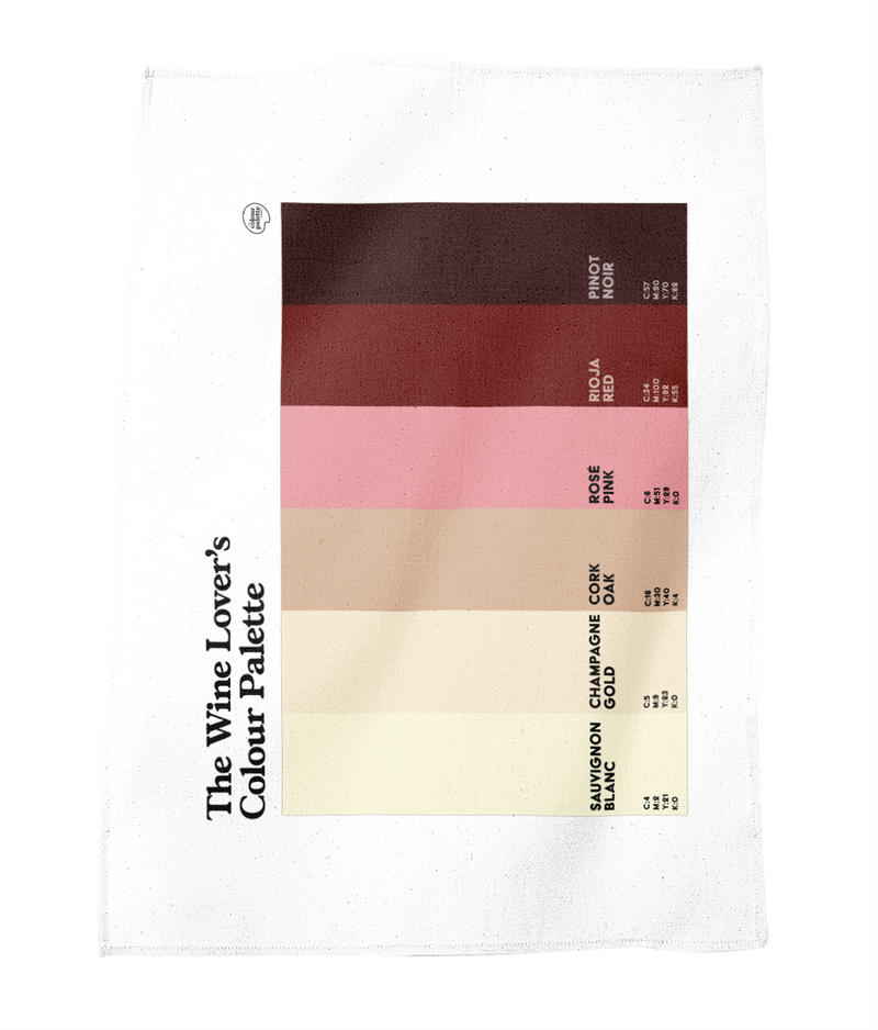 The Wine Lover’s Colour Palette Kitchen Towel