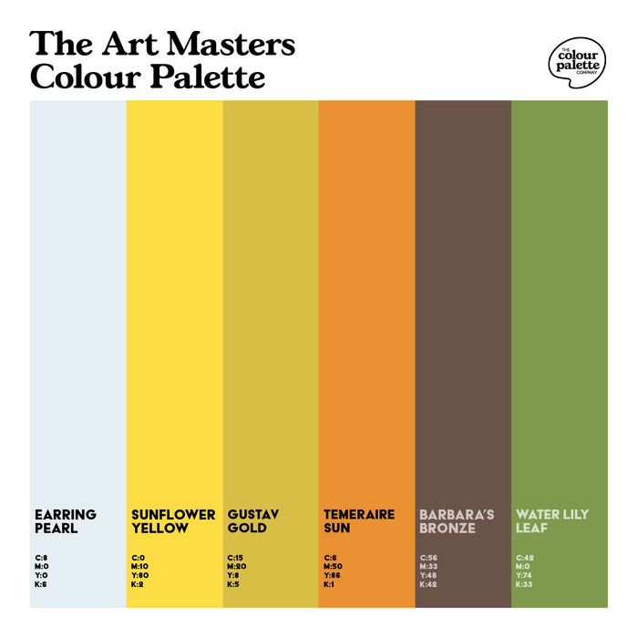The Art Masters Colour Palette Design