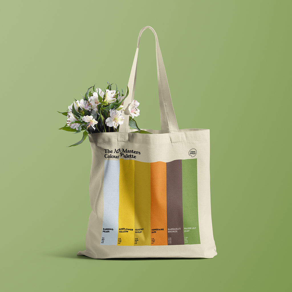 The Great Art Masters Colour Palette Tote bag