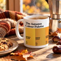 The Autumn Colour Palette Porcelain Mug