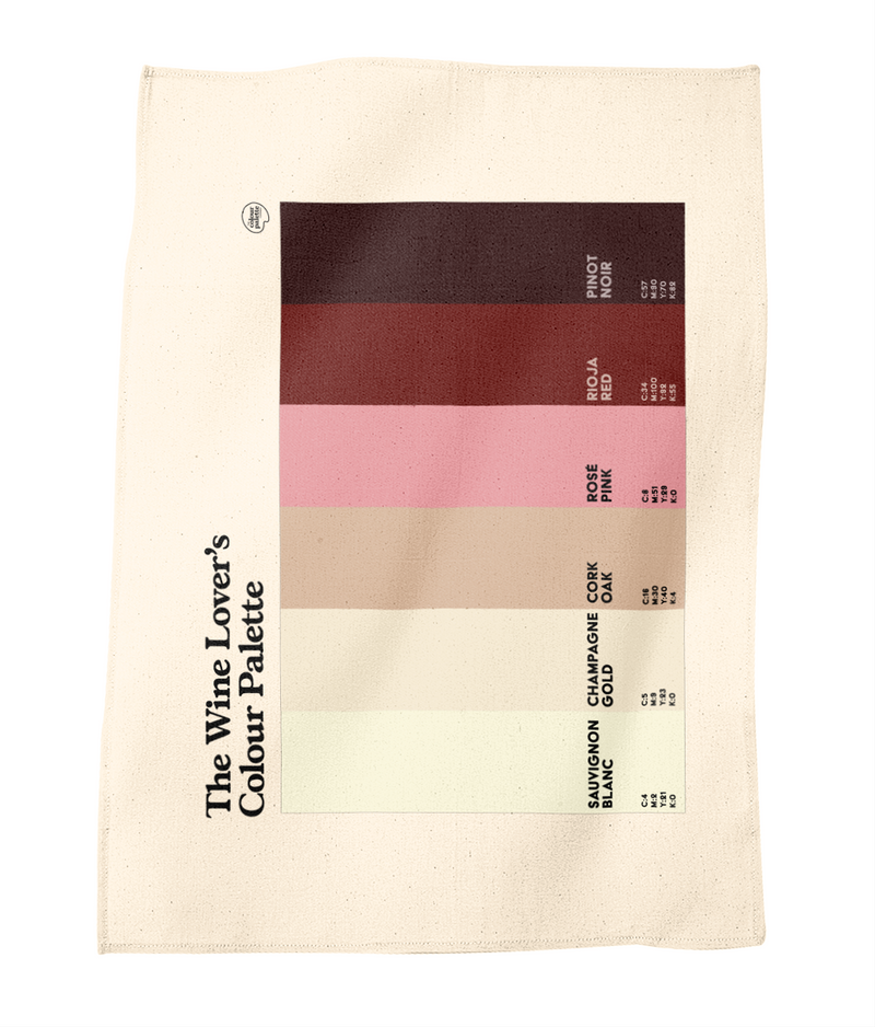 The Wine Lover’s Colour Palette Kitchen Towel