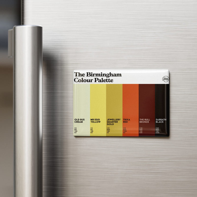 Birmingham Colour Palette Fridge Magnet