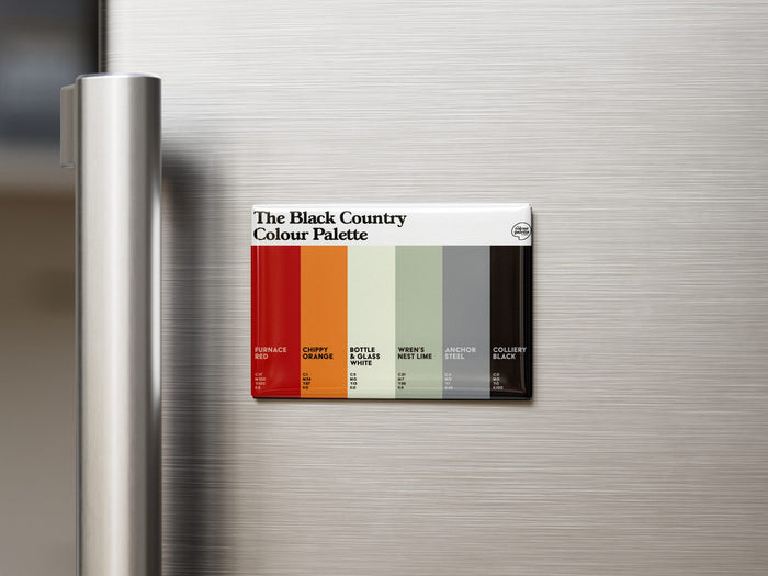 Black Country Fridge Magnet