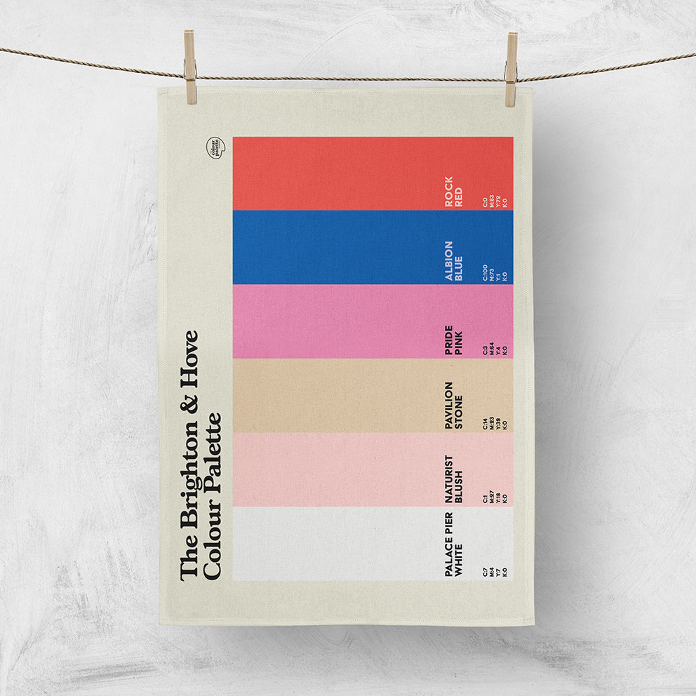 Brighton Tea Towel Natural