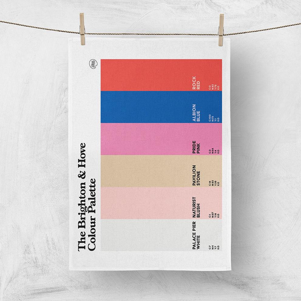 Brighton Tea Towel Natural