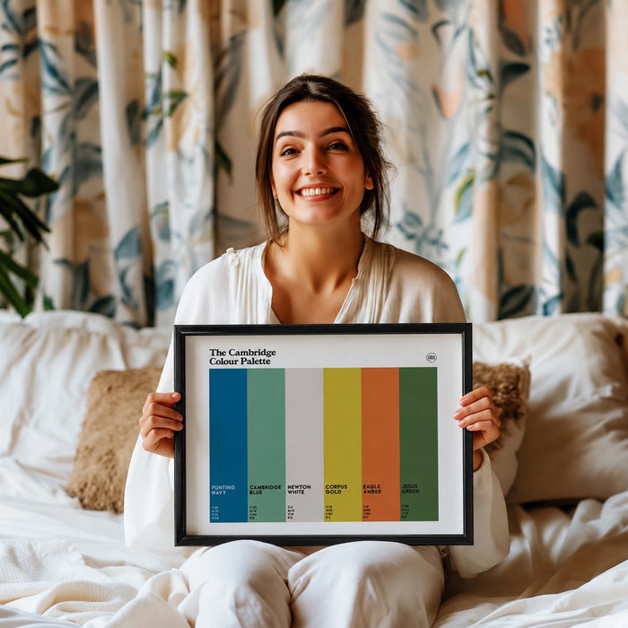 The Cambridge Colour Palette Art Print