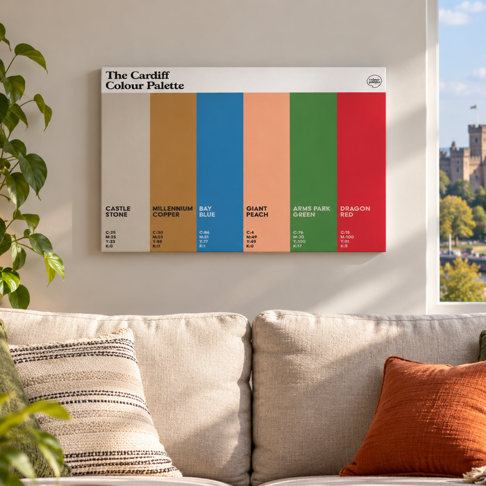 Cardiff Colour Palette box canvas