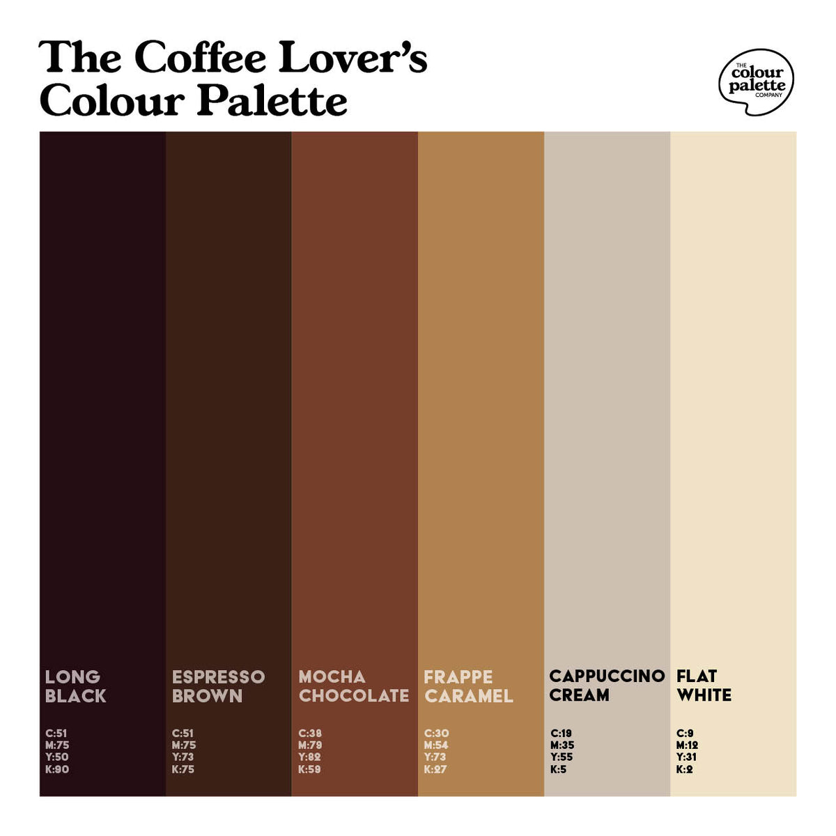 coffee lovers colour palette design