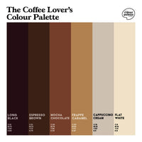 coffee lovers colour palette design