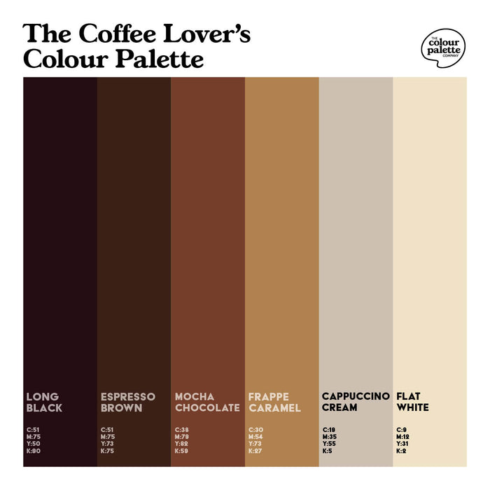 coffee lovers colour palette design