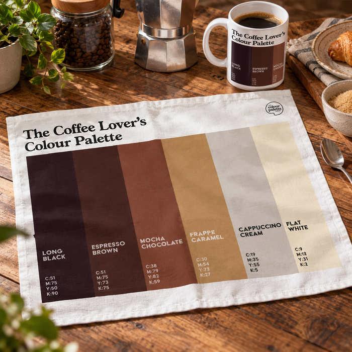 Coffee Lovers Tea Towel Gift