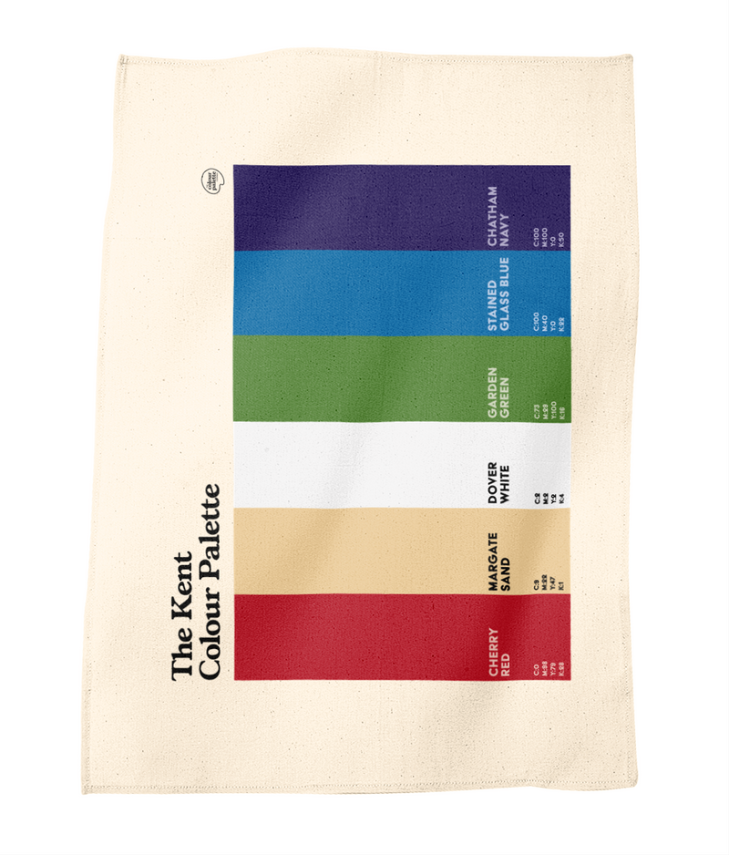 Kent Colours Kitchen Tea Towel