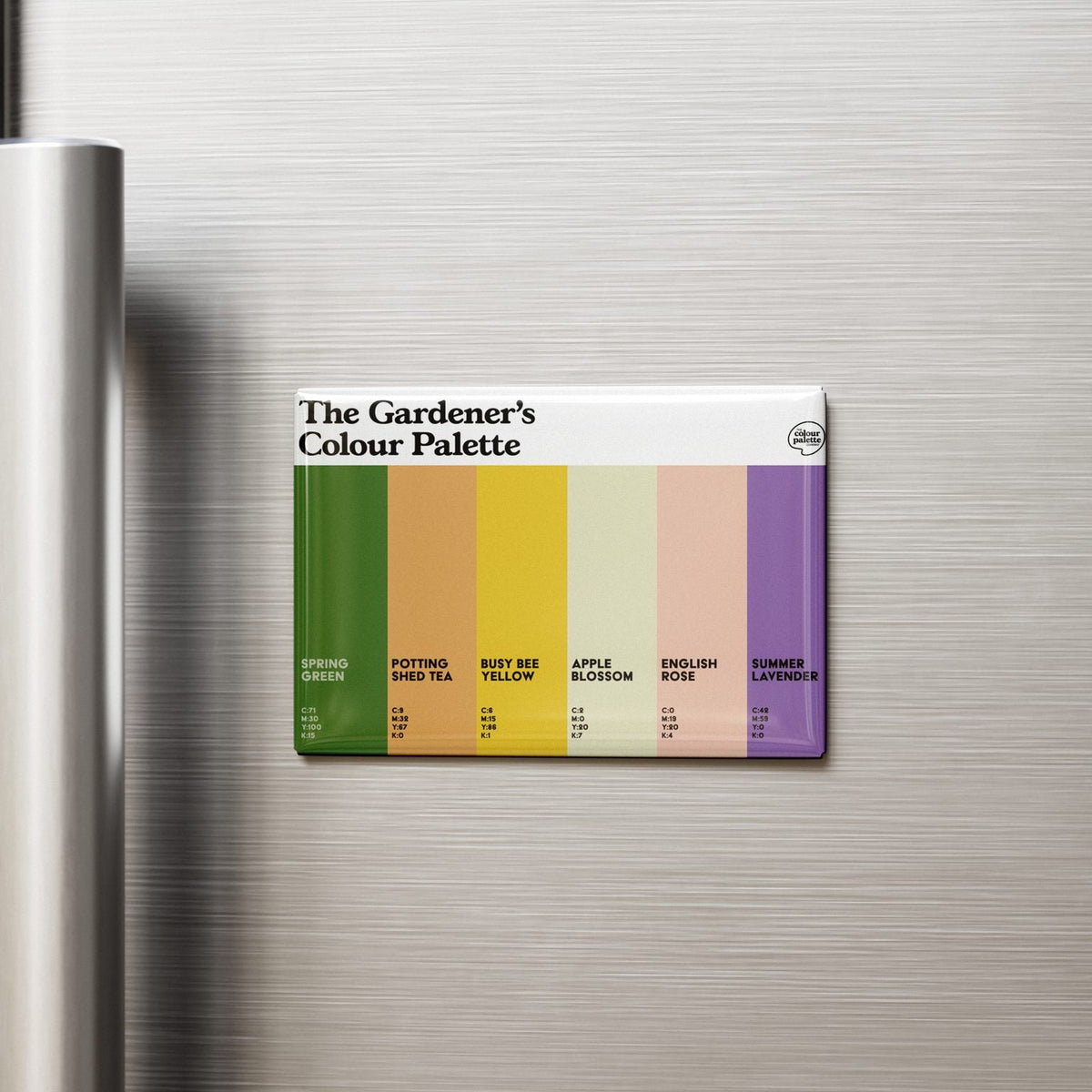 Gardener’s Colour Palette Fridge Magnet