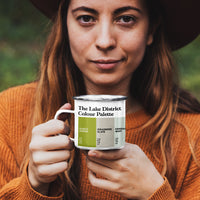 Lake District Colour Palette Enamel Mug