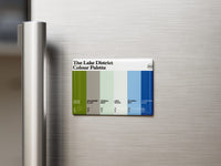 Lake District Colour Palette Fridge Magnet