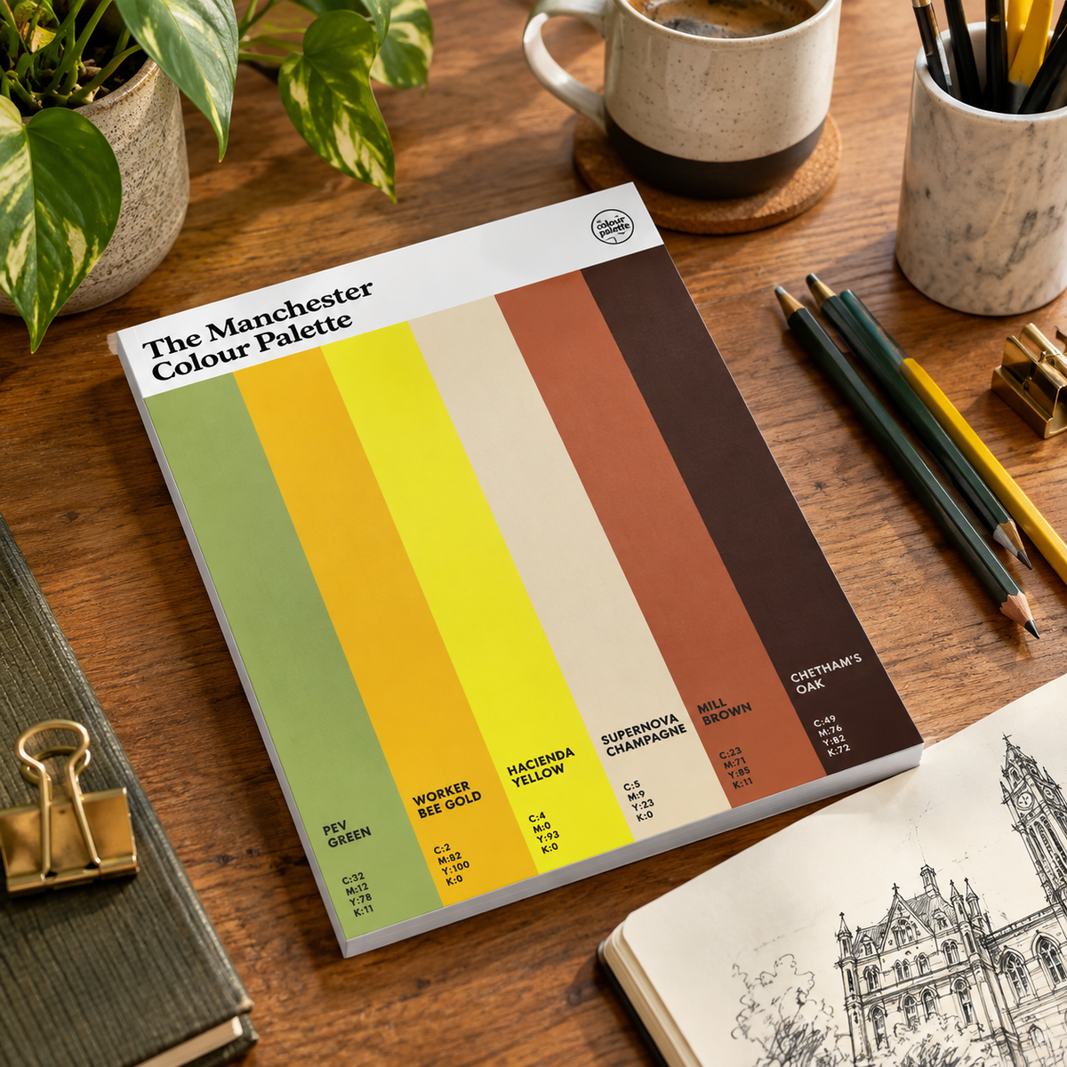 Manchester Colour Palette Sketchbook