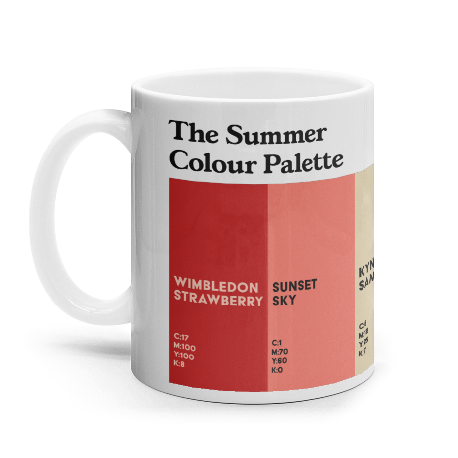 The Summer Colour Palette Mug