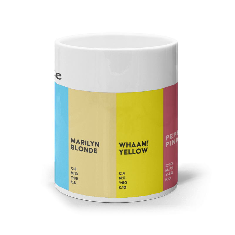 The Pop Art Colour Palette Mug
