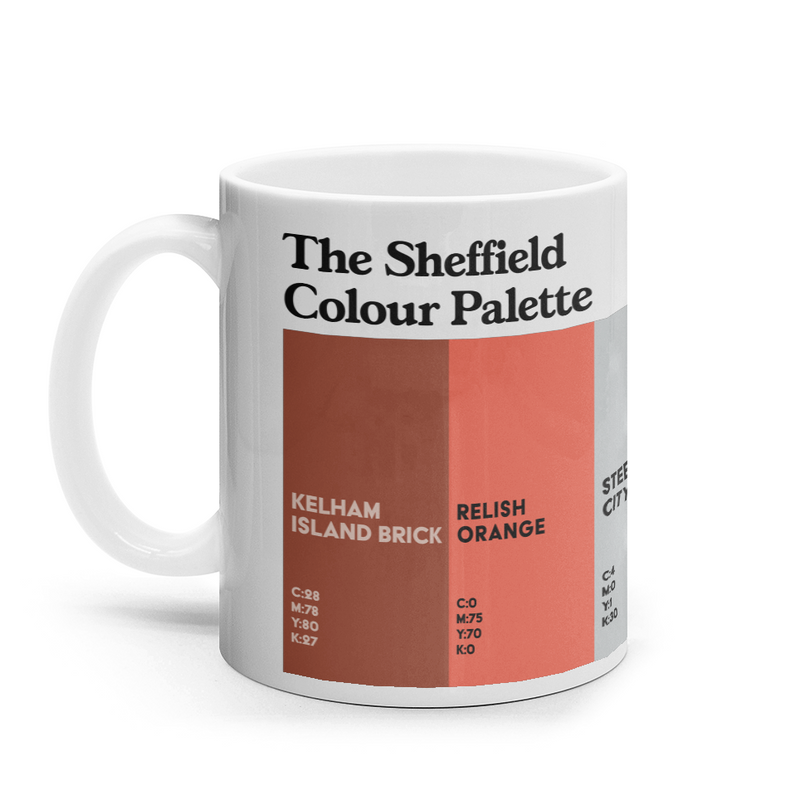 The Sheffield Colour Palette Mug