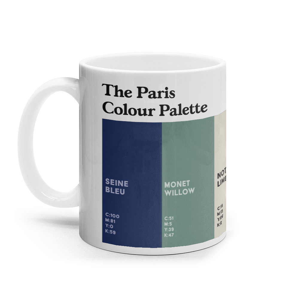 The Paris Colour Palette Mug