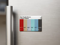 The North Devon Colour Palette Fridge Magnet