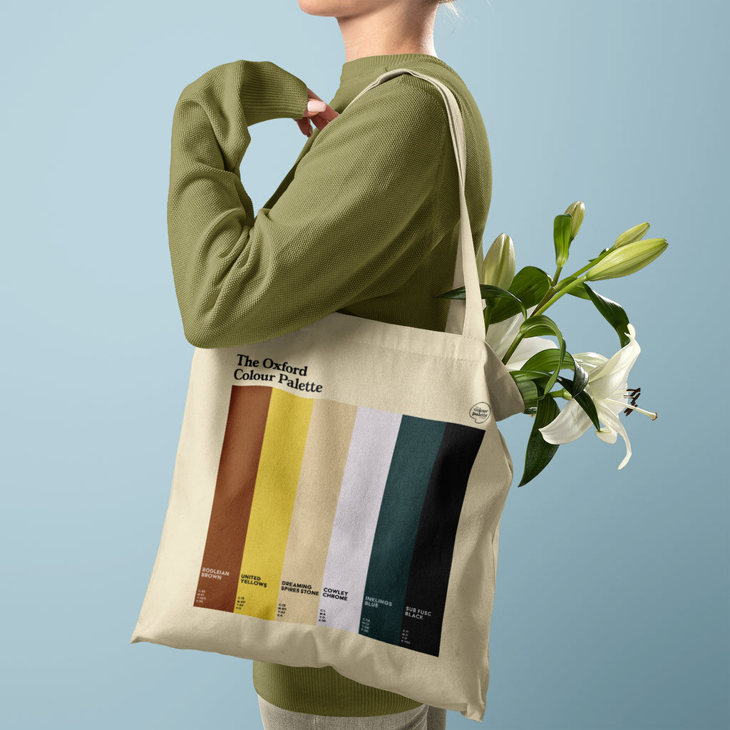 The Colours of Oxford on the Oxford Colour Palette Tote Bag