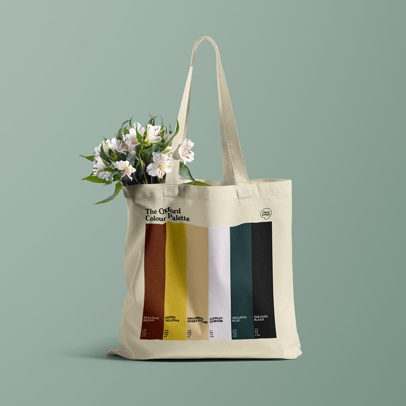 The Colours of Oxford on the Oxford Colour Palette Tote Bag