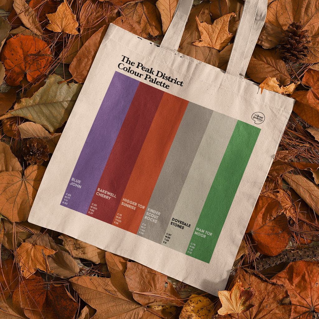Colours of the Peak District on the Peak District Tote Bag