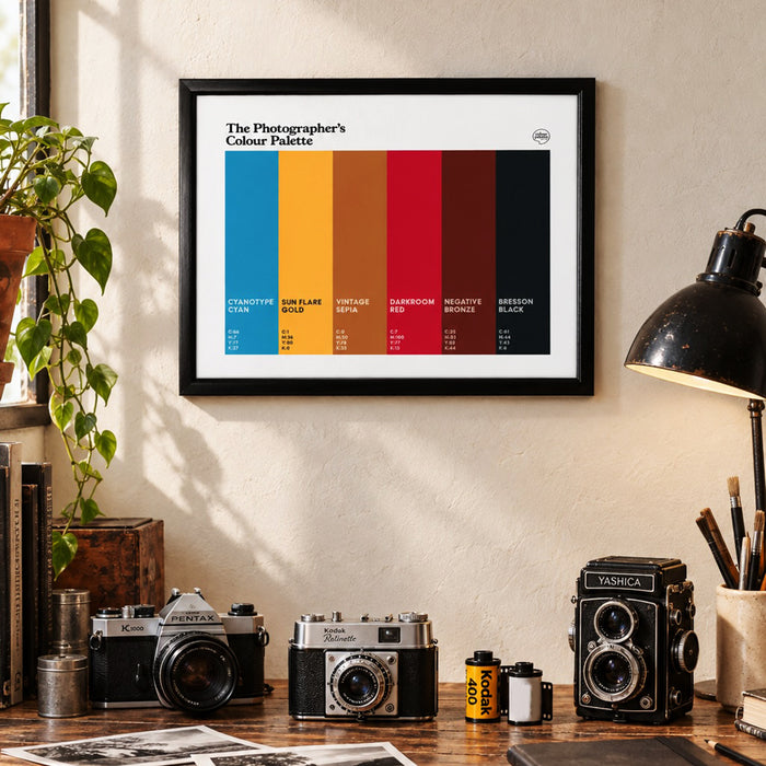 The Photographer’s Colour Palette Framed print