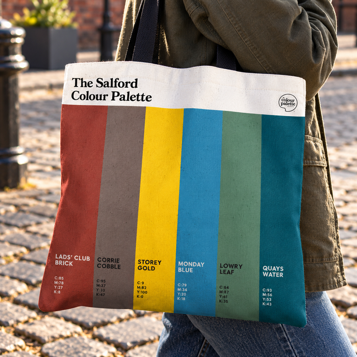 Colours of Salford on the Salford Tote Bag
