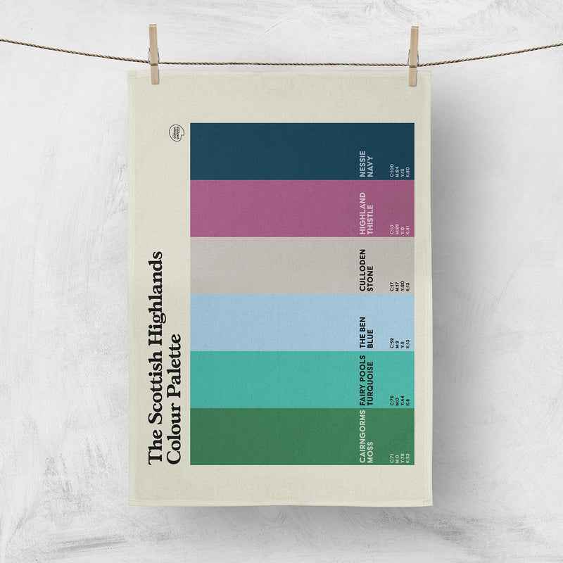 Scottish Highlands Tea Towel