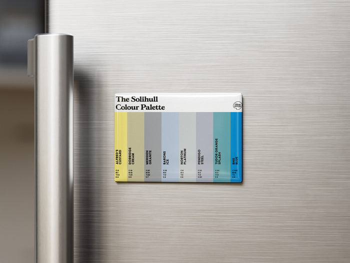 Solihull Colour Palette Fridge Magnet