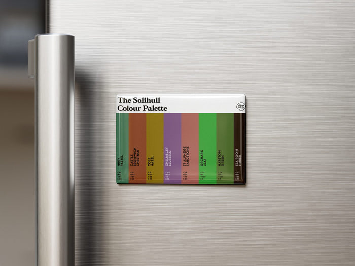 Solihull Colour Palette Fridge Magnet