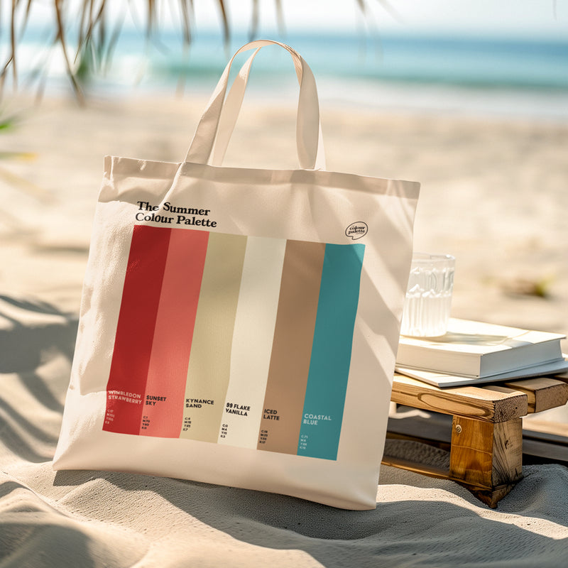 Summer Colour Palette Tote Bag