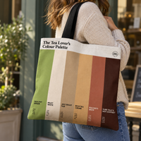 The Tea Lover's Colour Palette Tote Bag