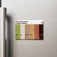 Tea Lover’s Colour Palette Fridge Magnet