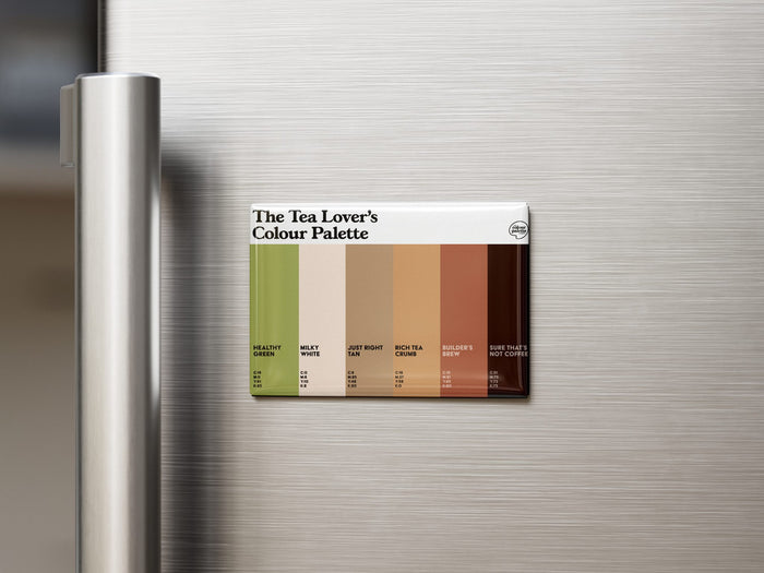 Tea Lover’s Colour Palette Fridge Magnet