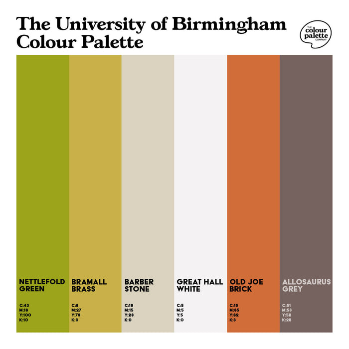 The University of Birmingham Colour Palette