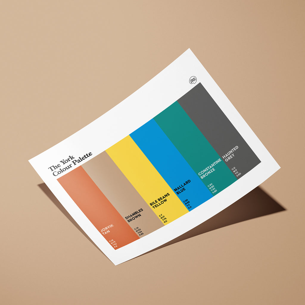 York Colour Palette poster print