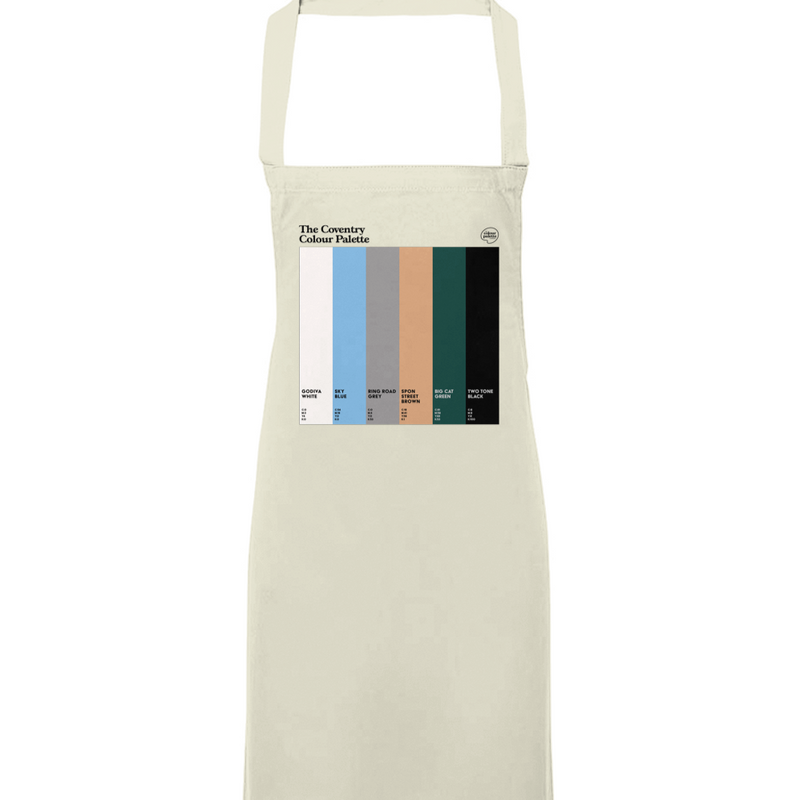 The Coventry Colour Palette apron