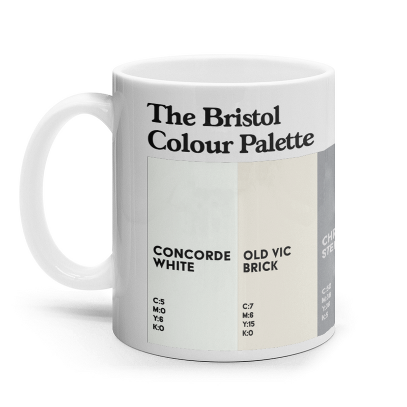 The Bristol Colour Palette mug