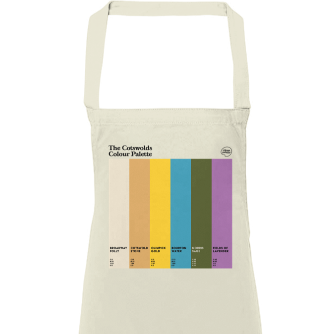 The Cotswolds Colour Palette premium quality apron