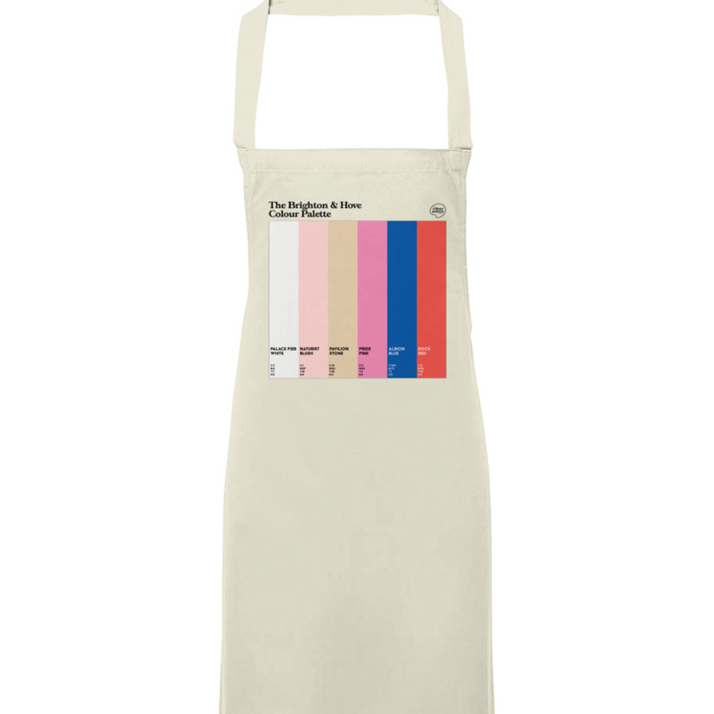 The Brighton & Hove Colour Palette apron