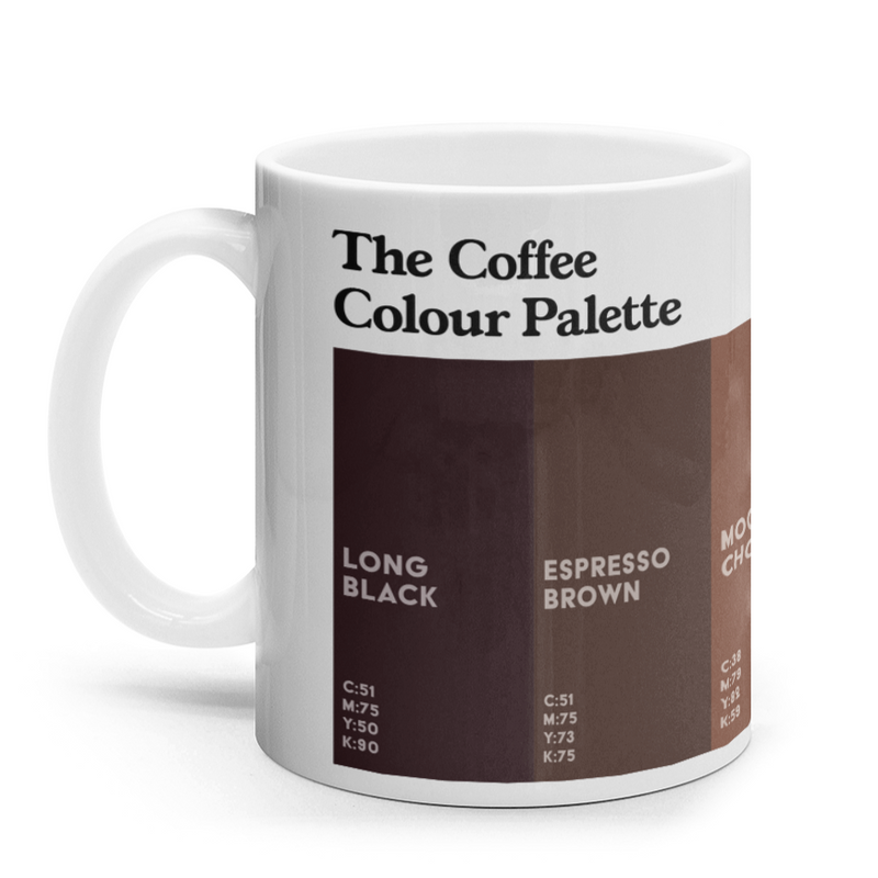 Coffee Colour Palette Mug