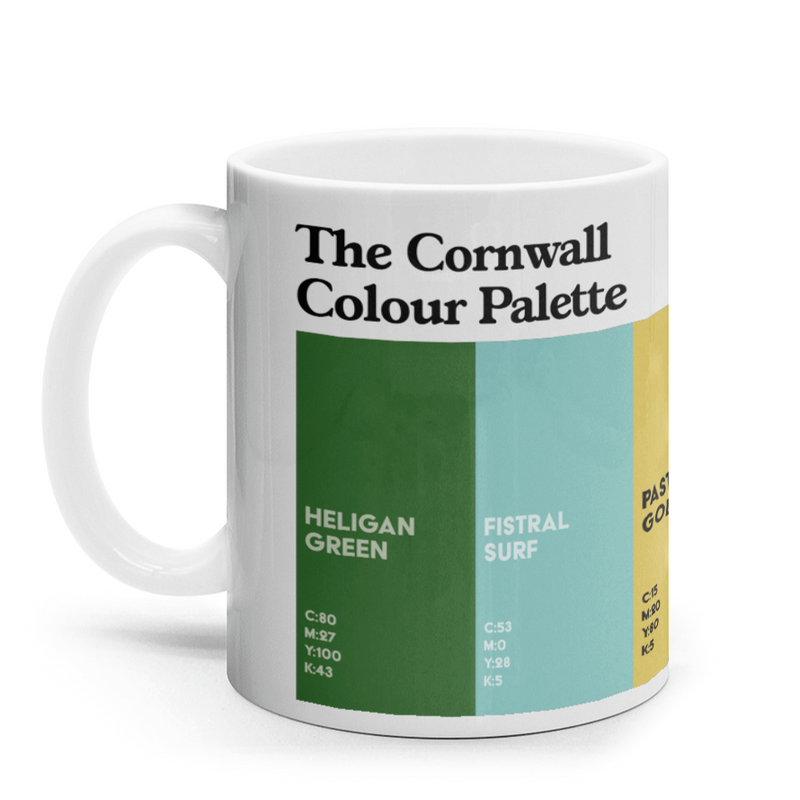 The Cornwall Colour Palette Mug