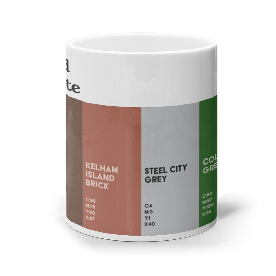 Sheffield mug gift - the Sheffield Colour Palette
