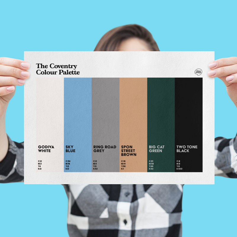 The Coventry Colour Palette Print