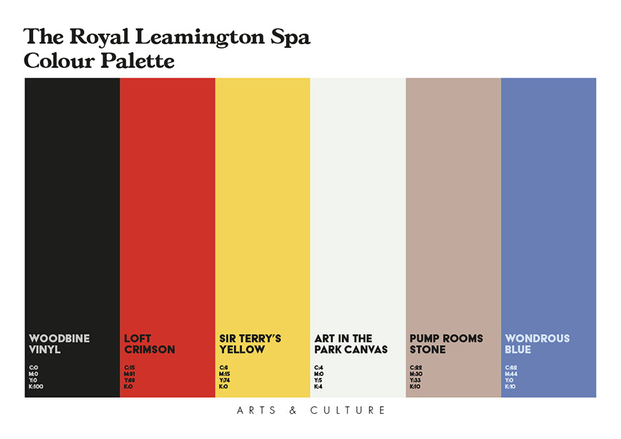 The Royal Leamington Spa Colour Palette – x7 prints & 16-page guide