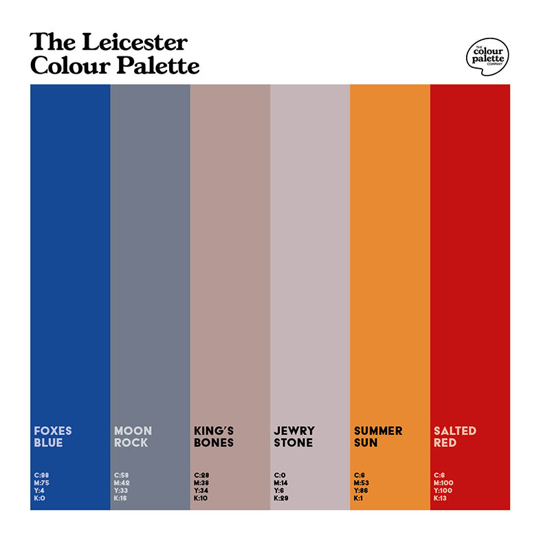 The Leicester Colour Palette 11oz mug